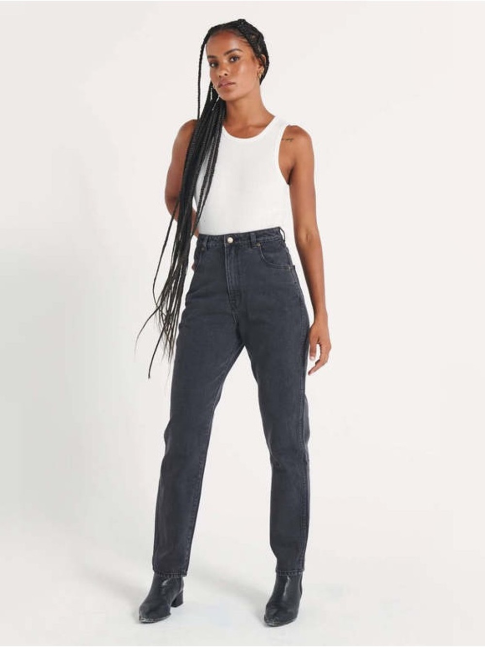 Rollas Elle Jeans in Paris Black